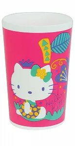 Набор детской посуды Hello Kitty: стакан 220 мл, тарелка для супа диаметром 16 см, тарелка диаметром 22 см, чашка 350 мл, ланчбокс synthetic.ua - Фото 1