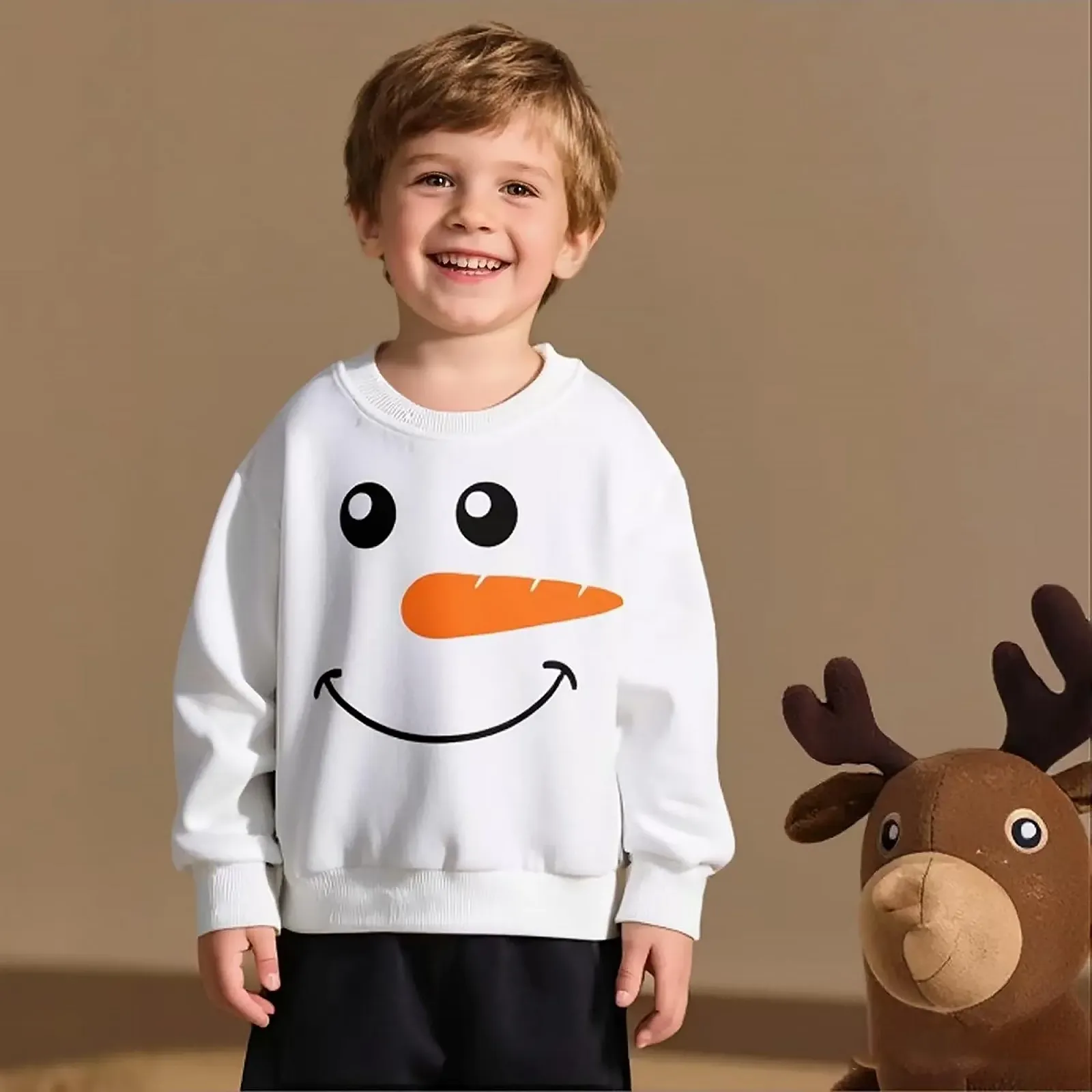 Різдвяний світшот TCWWBB для хлопчиків та дівчаток,, фото №3