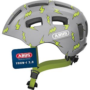 Велосипедний шолом ABUS Youn-I 2.0 з підсвічуванням для дітей, підлітків, молоді, дівчаток та хлопчиків - Фото 1