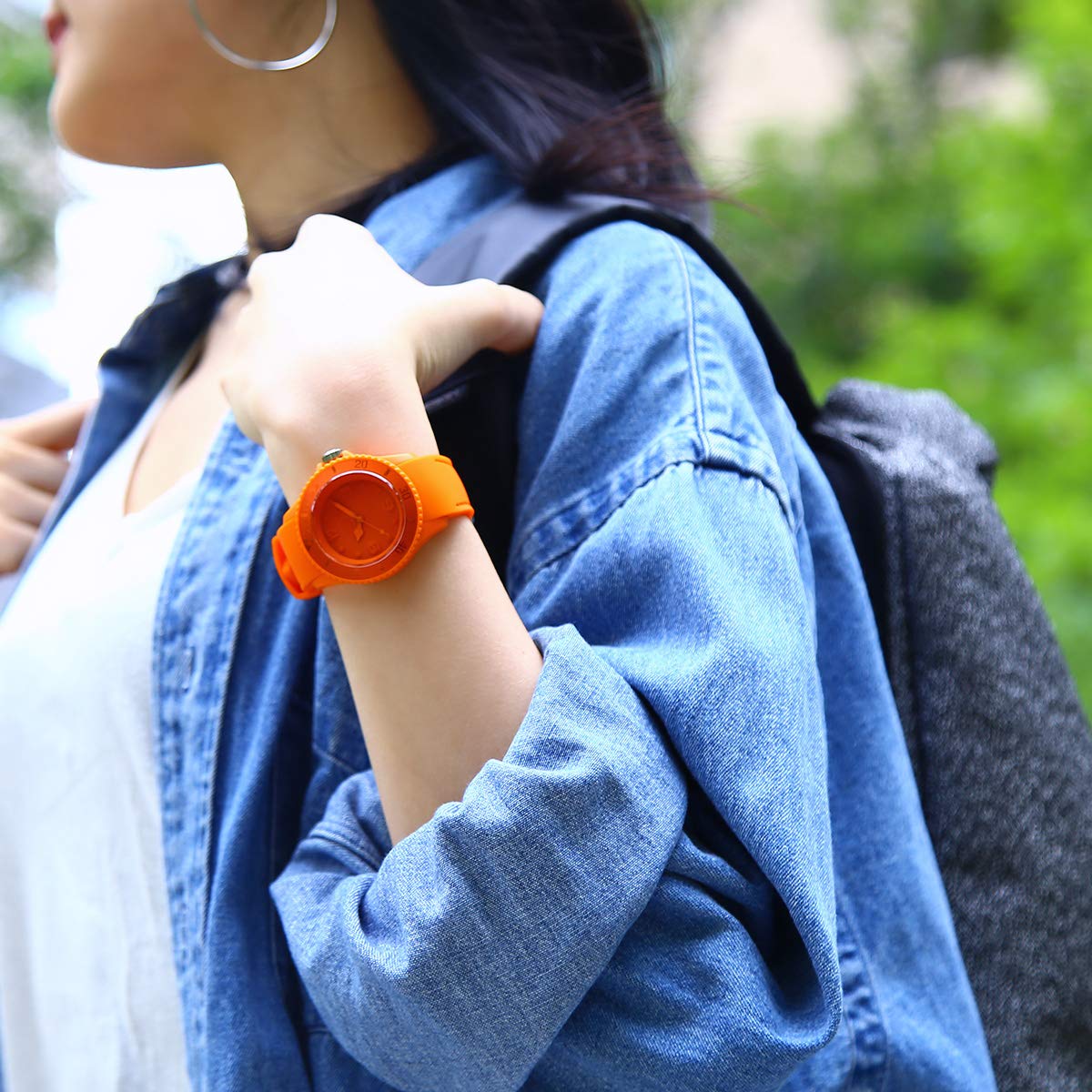 Годинник Ice-Watch ICE unity 016135, з силіконовим ремінцем, чоловічий/унісекс, середній розмір, помаранчевий, фото №3