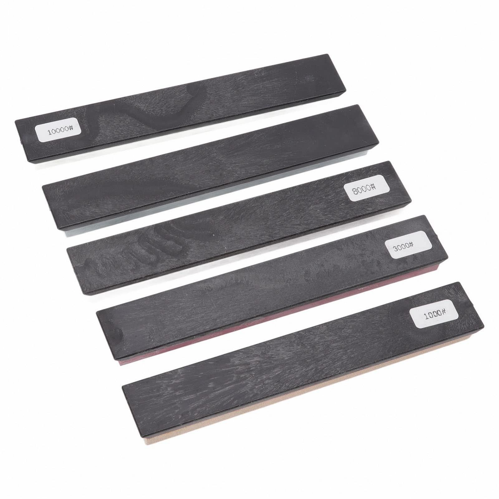 Набор точильных камней для ножей 5 шт 1000 3000 5000 8000 10000 Grit водные, фото №2