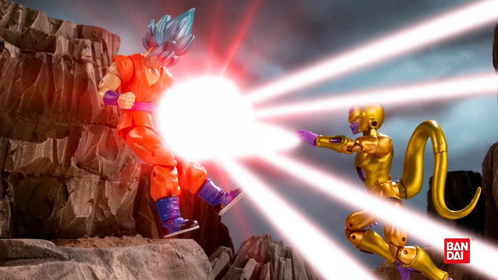 Фігурка Bandai Dragon Ball Super Golden Freezer проти Super Saiyan Blue Goku 17 см, фото №15