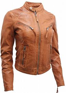 Куртка Infinity Leather Женская 100% Натуральная Кожа Slim Fit Классический Воротник synthetic.ua - Фото 1