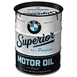 Скарбничка Nostalgic-Art BMW Superior Motor Oil металева 600 мл - Фото 1