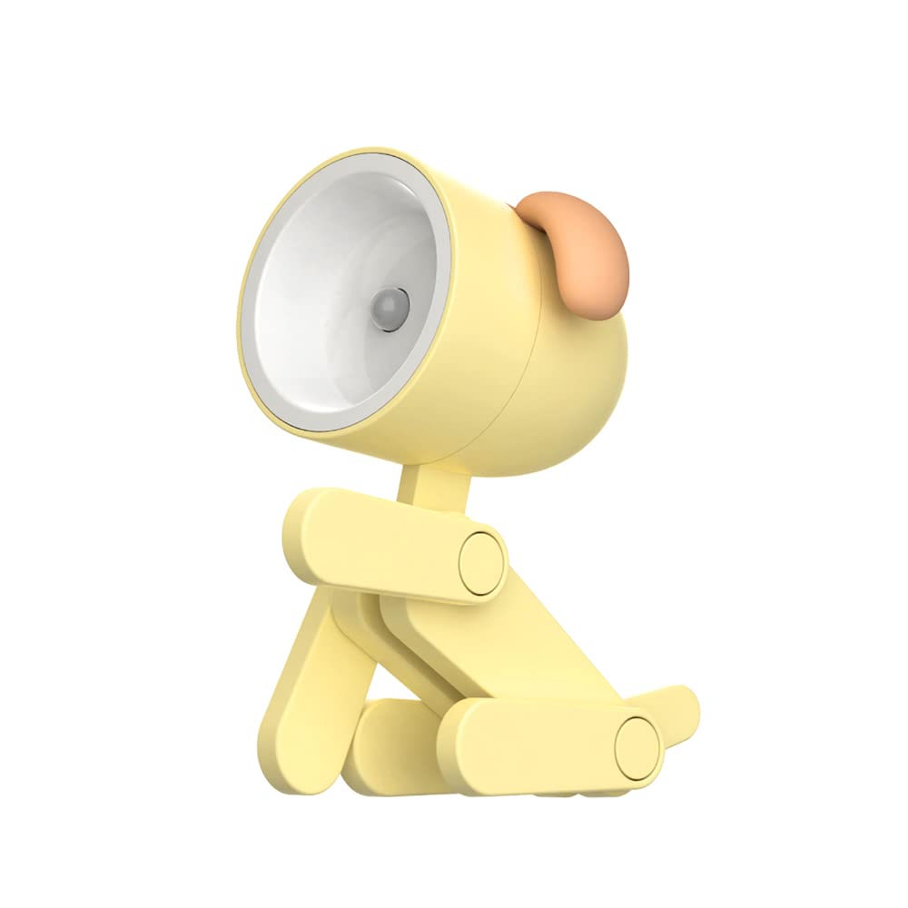 Нічник CalmGeek Cartoon Kinderlampe Mini Hund LED з регульованим тримачем для телефона для дітей, фото №1