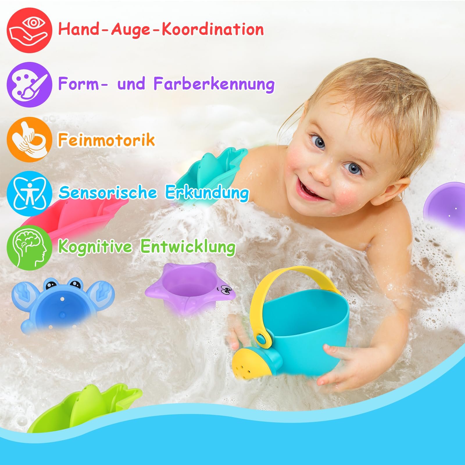 Игрушка для ванной Набор 10 шт, фото №5