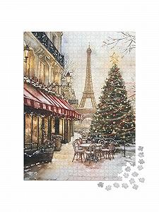 Пазл puzzleYOU Christmas Puzzle Collection Christmas in Paris Watercolour 1000 элементов synthetic.ua - Фото 1