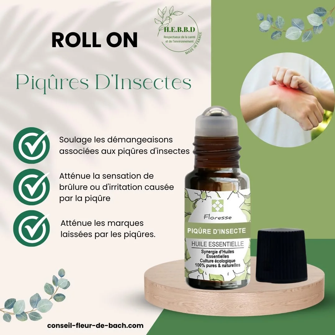 Роликовий засіб після укусів комах Floresse Natural Essential Oils 10 мл, фото №2