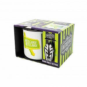 Набір емальованих кухлів Beetlejuice I Myself Am Strange and Unusual (Один розмір) - Фото 1