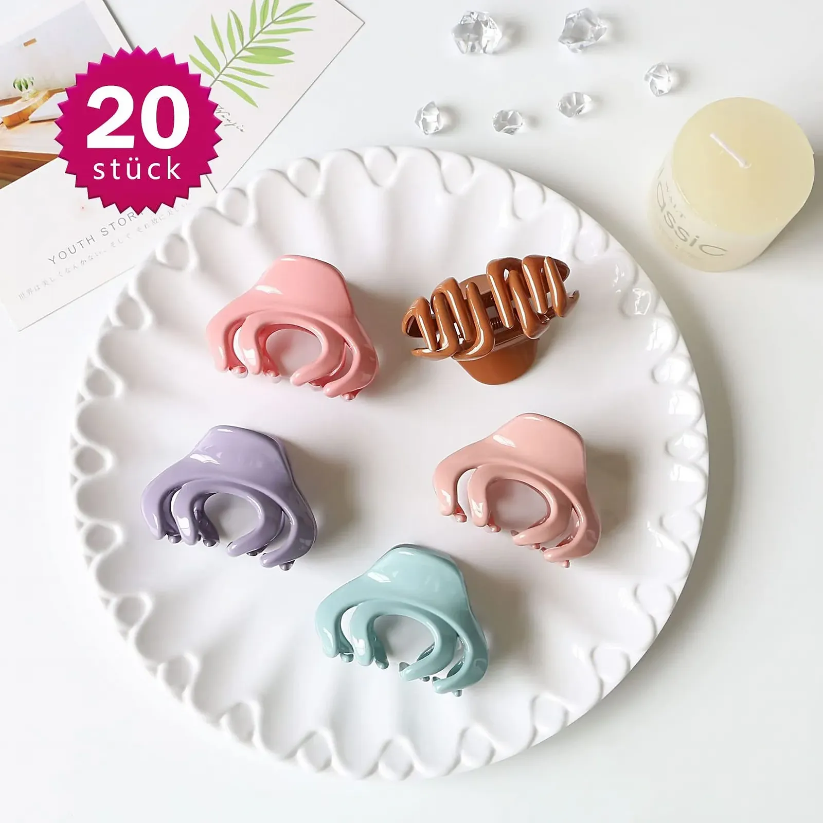 Заколка для волосся FITDON Octopus 4 см, набор 20 штук, фото №7 Заколка для волосся FITDON Octopus 4 см, набор 20 штук, фото №7