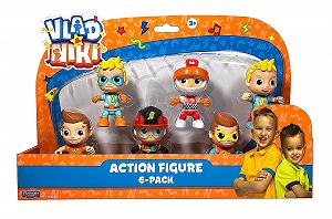 Ігрова фігурка BANDAI Vlad & Niki - Набір з 6 фігурок - 6 рухомих фігурок з аксесуарами, різнокольоровий, P57626 - Фото 1