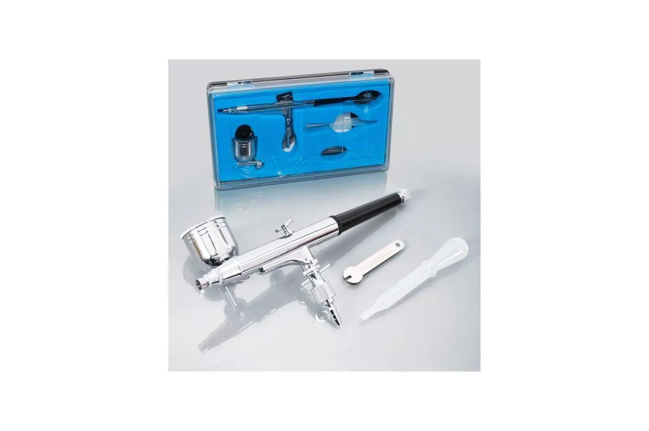 Аерограф Intertool верхній бак 7 мл x 0,3 мм, фото №2 Аерограф Intertool верхній бак 7 мл x 0,3 мм, фото №2