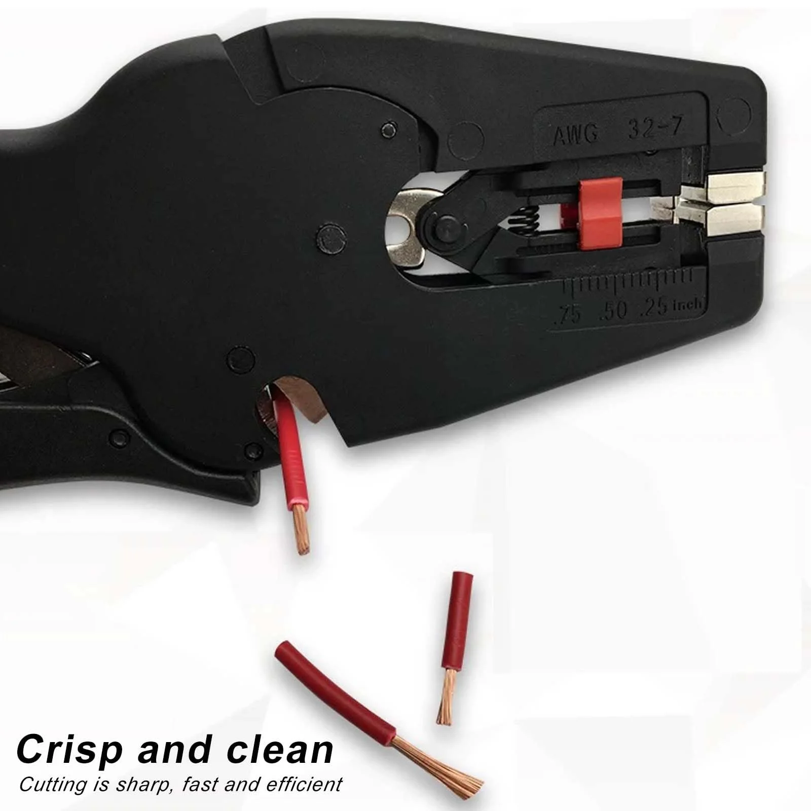 Автоматический стриппер 0.03-10 мм² многофункциональный с маленькими клещами и ползунком для регулировки силы зачистки каблерез, фото №6