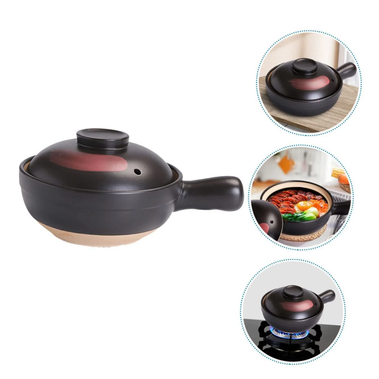 Касероль ERINGOGO глиняний для газових плит, фото №8