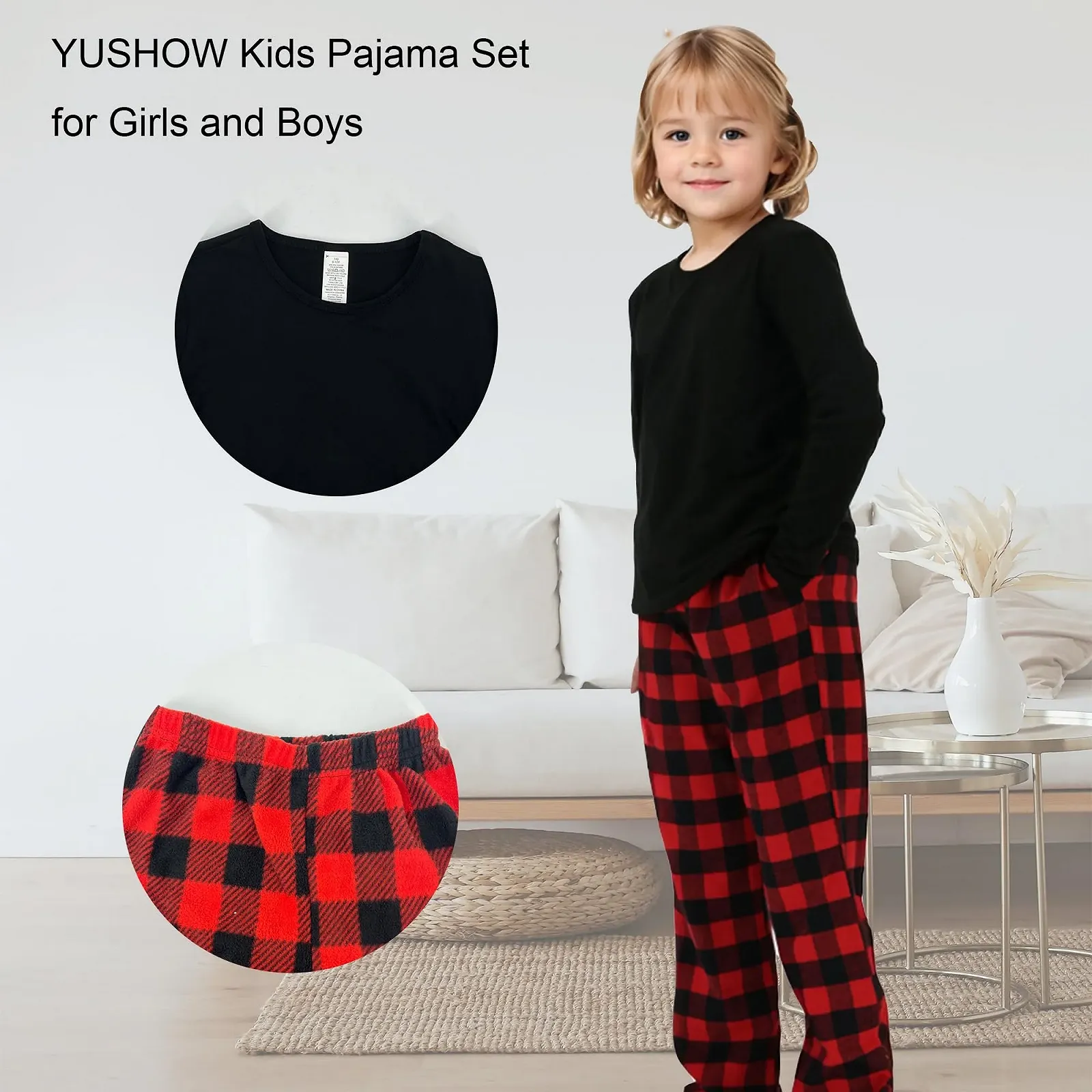 Піжамний комплект YUSHOW для хлопчиків, з довгим рукавом, зимовий, флісовий, фото №5 Піжамний комплект YUSHOW для хлопчиків, з довгим рукавом, зимовий, флісовий, фото №5