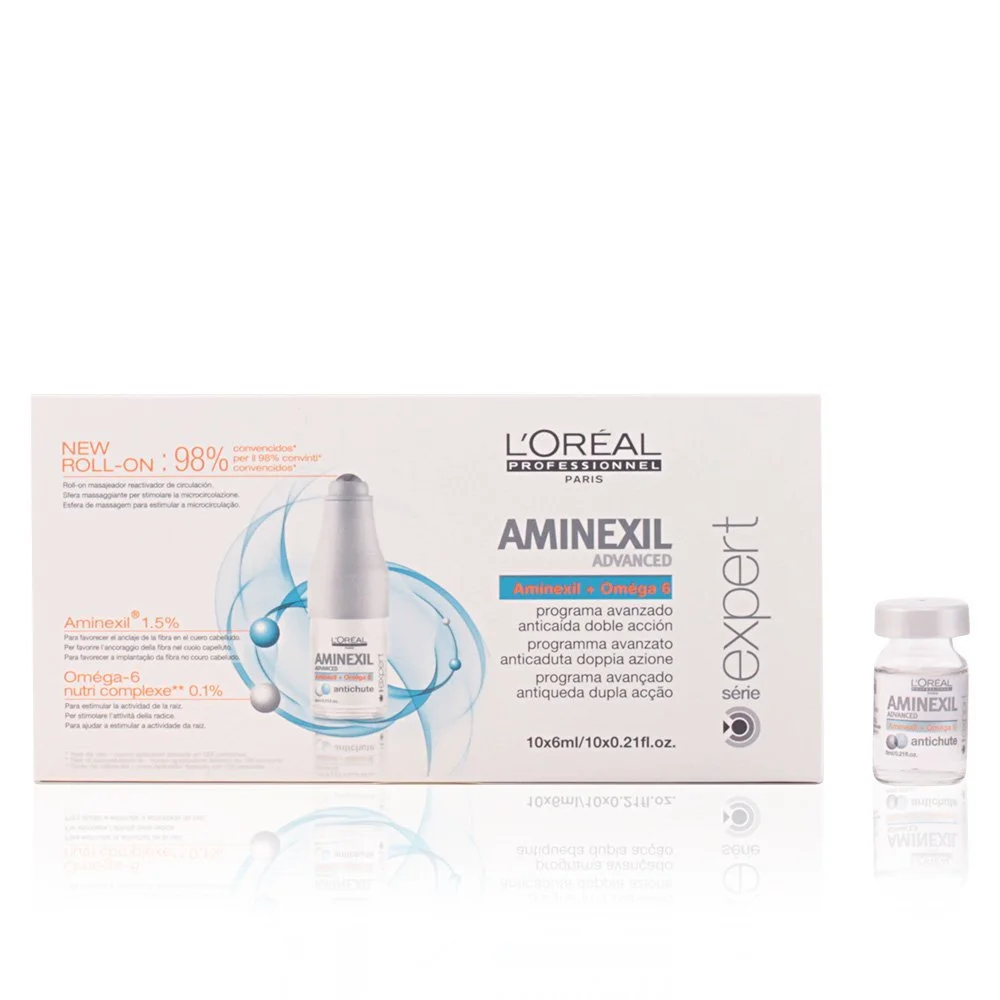 Засіб проти випадіння волосся Aminexil Advanced 10 x 6 мл Оригінал, фото №1