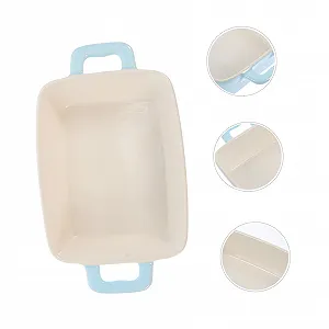 Форма для запекания TOYANDONA керамическая жаростойкая для духовки гладкая поверхность synthetic.ua - Фото 1