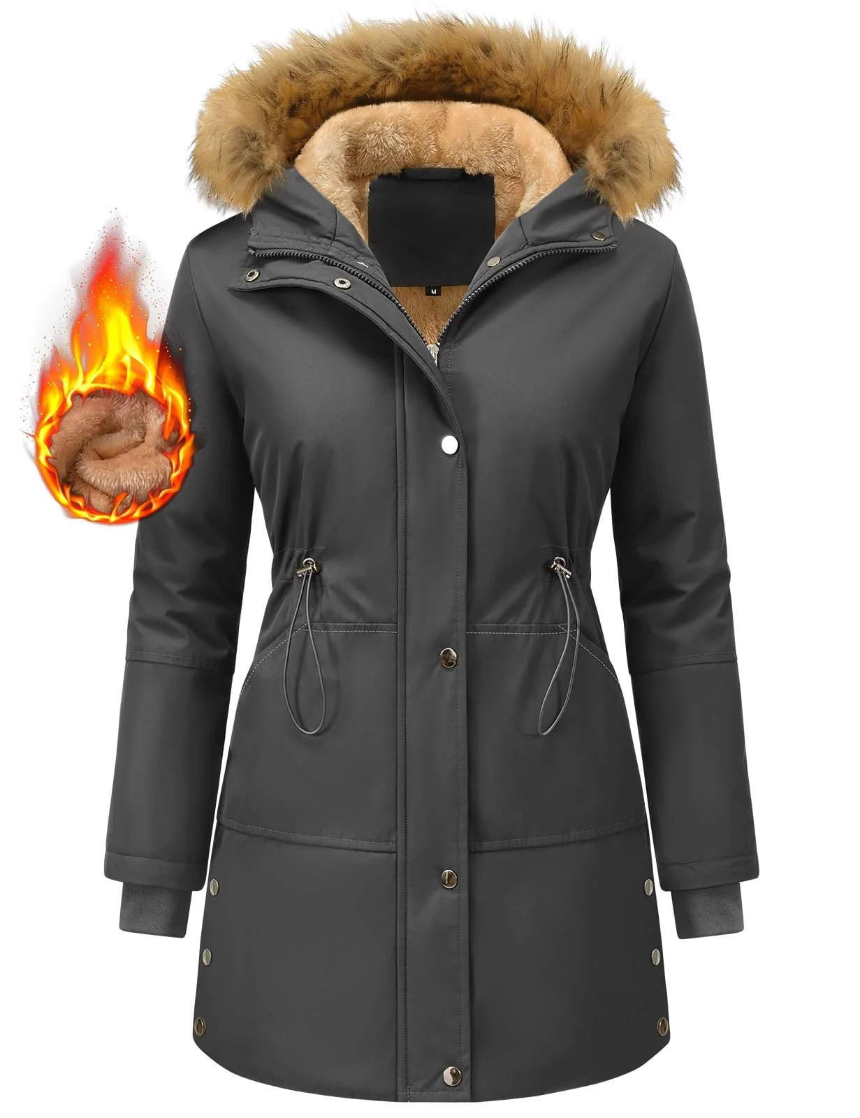 Жіноча зимова парка Vijamiy Тепла, фото №1