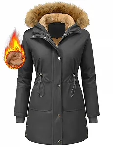 Женская зимняя парка Vijamiy Теплая - Фото 1