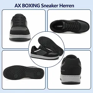 Кроссовки AX BOXING Мужские Модные Мужская Обувь Повседневная Обувь для Ходьбы Дышащие Легкие Размер 41-46 EU synthetic.ua - Фото 1