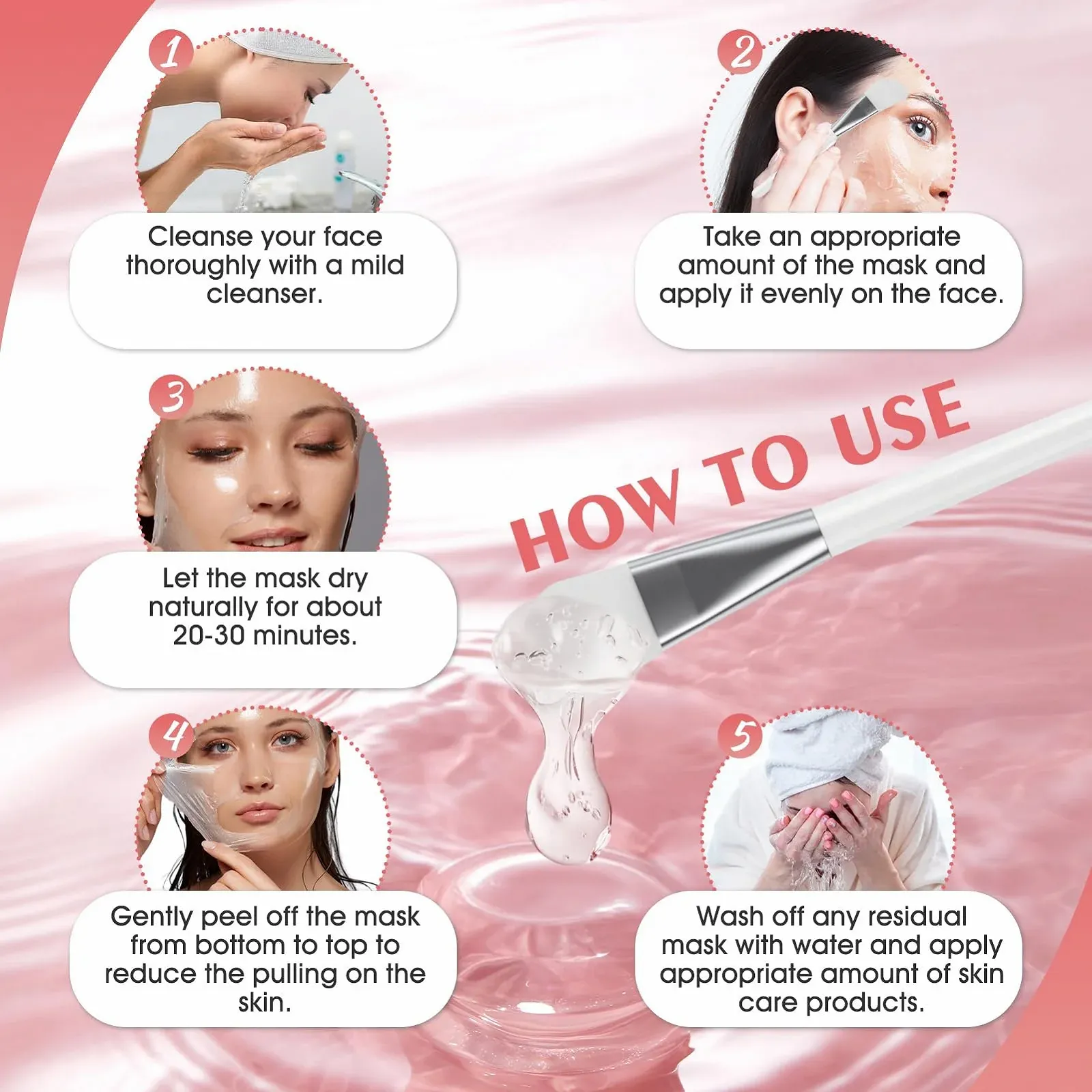 Маска для обличчя Allony Collagen Night, нічна маска-пілінг з колагеном, фото №7 Маска для обличчя Allony Collagen Night, нічна маска-пілінг з колагеном, фото №7