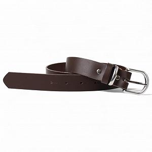 Женский кожаный ремень FRONHOFER 3 cm Satin Silver Buckle Stainless Steel and Leather Loop 19401 synthetic.ua - Фото 1