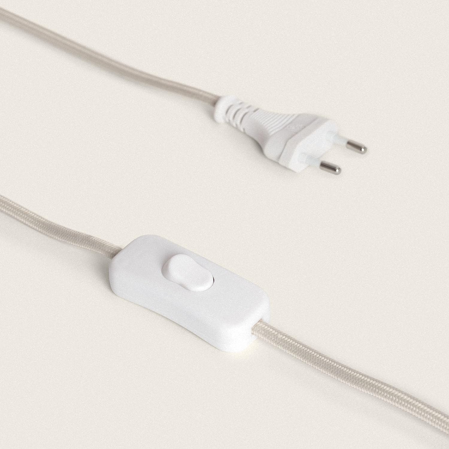 Настільна лампа LEDKIA LIGHTING Memphis Ceramic & Fabric E27 IP20 Бежева, фото №7