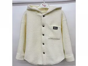 Тёплый джемпер Тедди от 110 до 152 см с капюшоном synthetic.ua - Фото 1