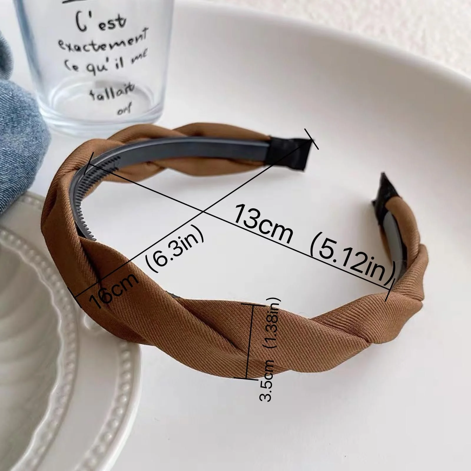 Набір плетених пов'язок на голову для жінок, фото №4