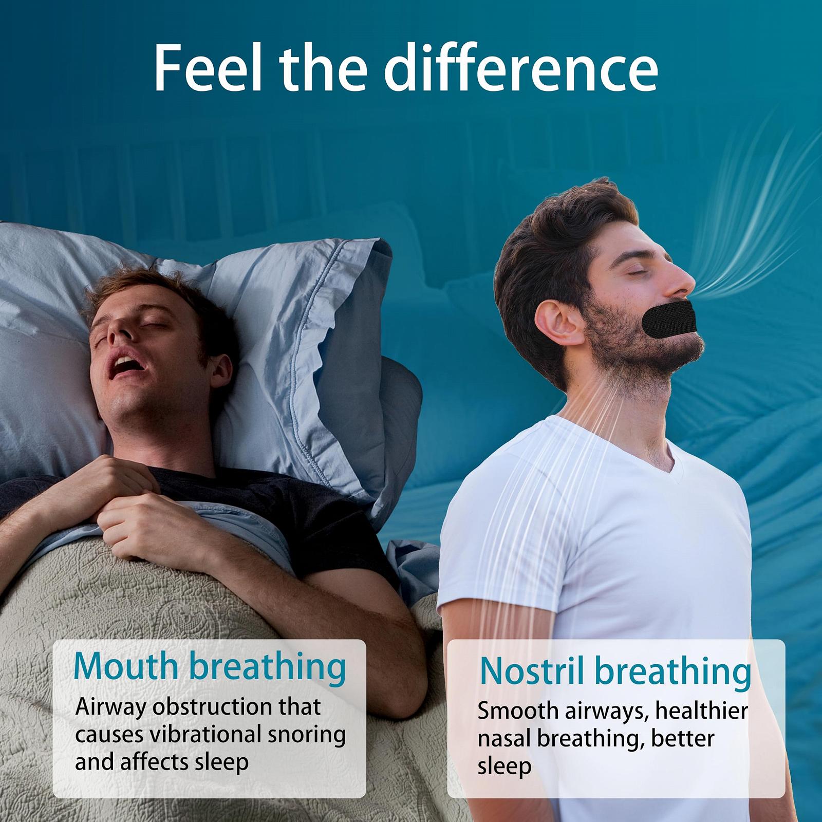 Пластирі для рота, пластирі для рота проти хропіння для ночі (100 штук), стопери, фото №5