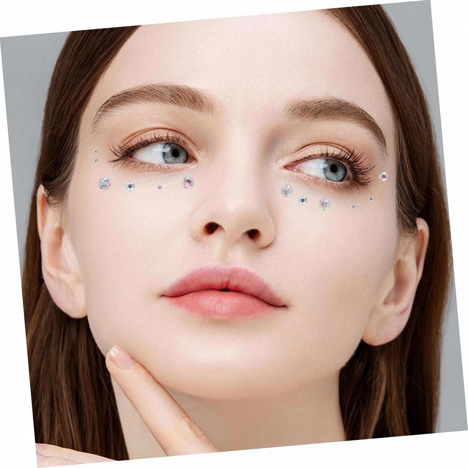 Наклейки для нігтів Healeved, 10 аркушів, кристали, коштовності смола, фото №6