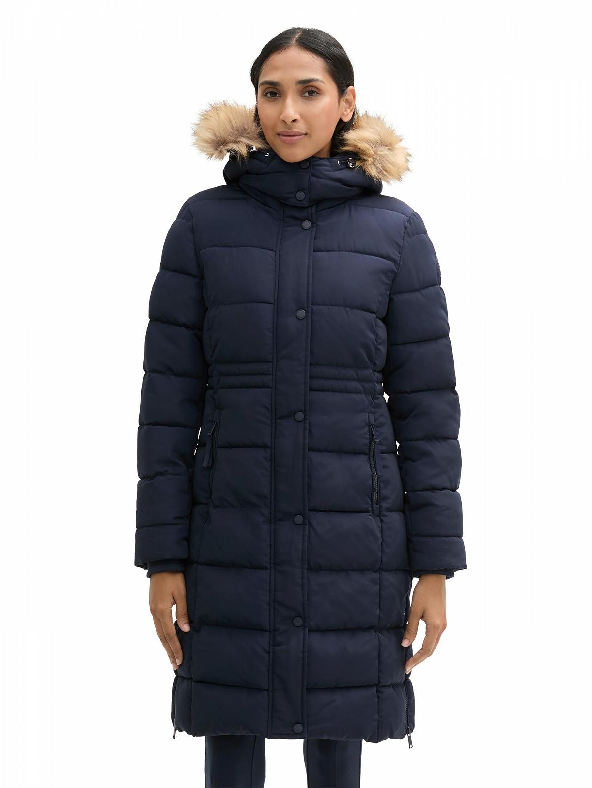 Жіноча парка TOM TAILOR Puffer з капюшоном, що знімається, фото №1