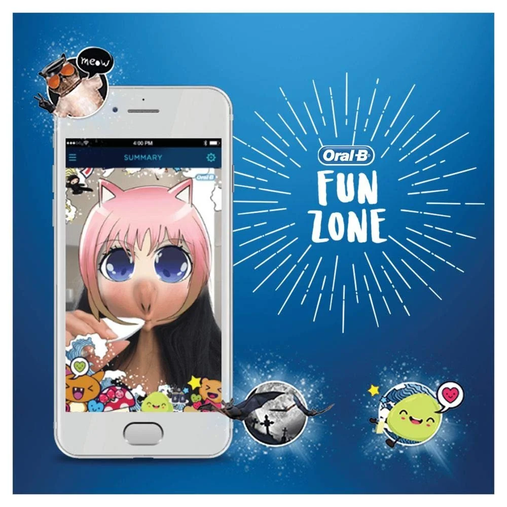 Электрическая зубная щетка Oral-B Junior Smart с датчиком давления для детей от 6 лет, фото №4