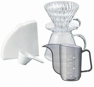Набор Hario Glass V60 Чайник Drip Kettle air - Фото 1