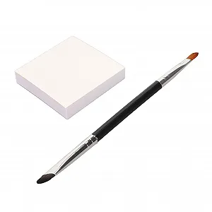 Палетка для макіяжу, Двостороння Пензель для деталізації підводки для очей synthetic.ua - Фото 1