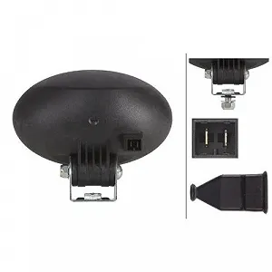 Робоча фара HELLA 1GA 996 161-291 для MASSEY FERGUSON AHLMANN VALMET synthetic.ua - Фото 1