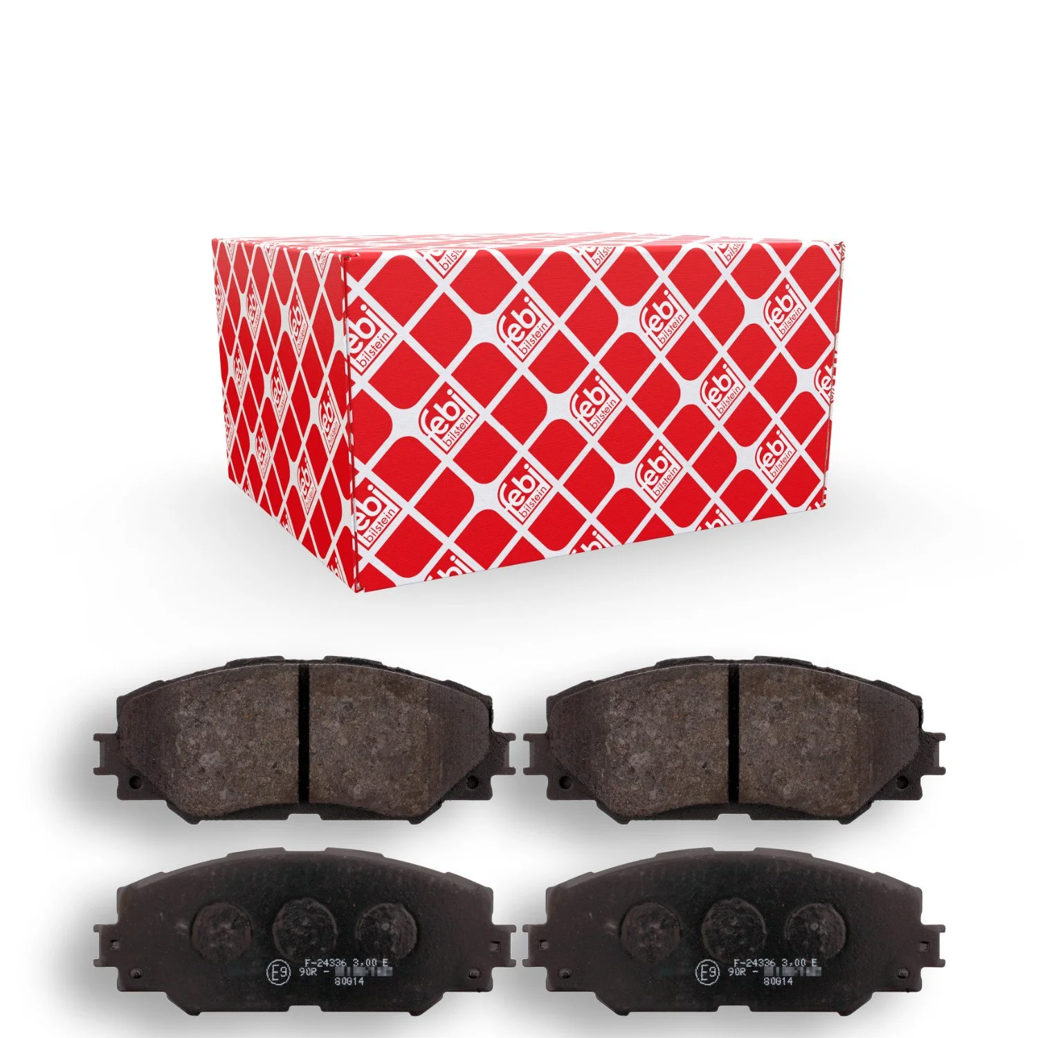 Комплект тормозных колодок, дисковый тормоз FEBI BILSTEIN 16650 для SUBARU TOYOTA LEXUS SCION, фото №1