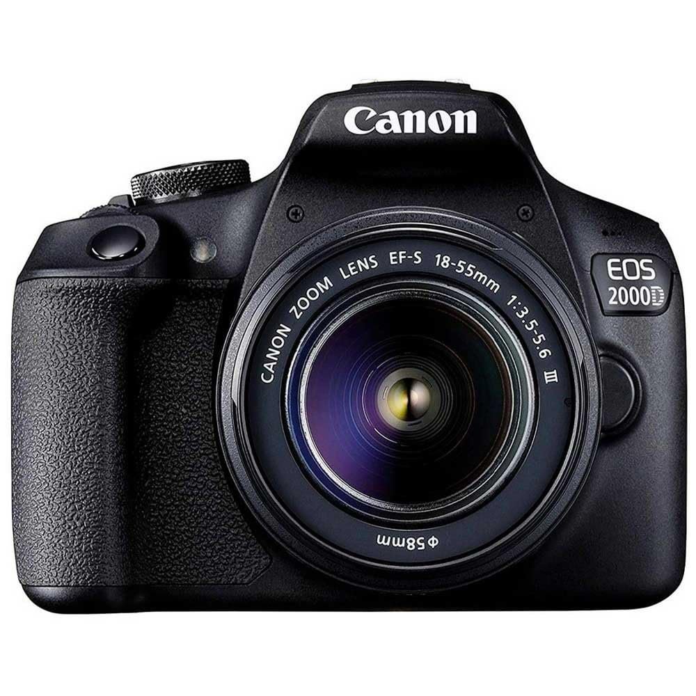 Фотоаппарат зеркальный Canon EOS 2000D BK 24.1MP Черный, фото №1
