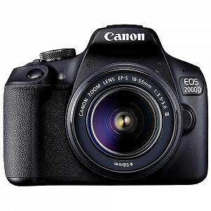 Фотоаппарат зеркальный Canon EOS 2000D BK 24.1MP Черный - Фото 1