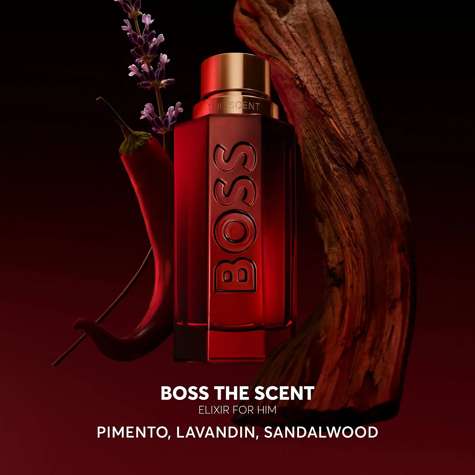Парфюмированная вода BOSS The Scent Elixir Parfum Intense для мужчин, фото №3