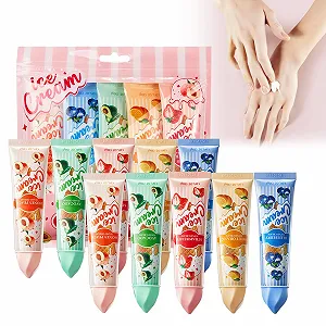 Набор кремов для рук 10 шт, Натуральный фруктовый аромат, Мини-лосьон для рук, Увлажняющий крем для ухода за сухими и потрескавшимися руками - Фото 1