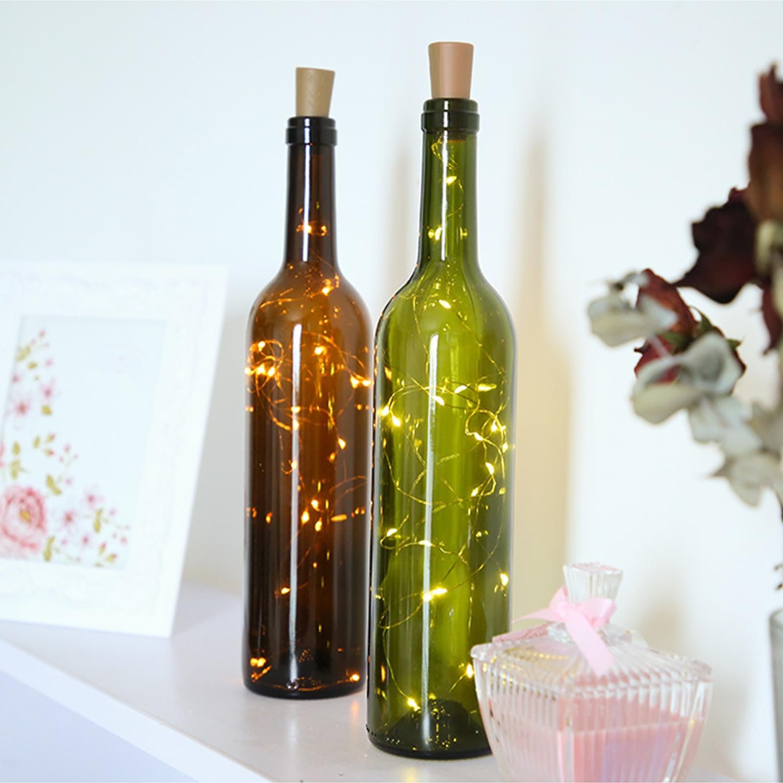 Гірлянда ENLACE Сонячна Для Пляшок 2 м 20 LED Теплий Білий, фото №5