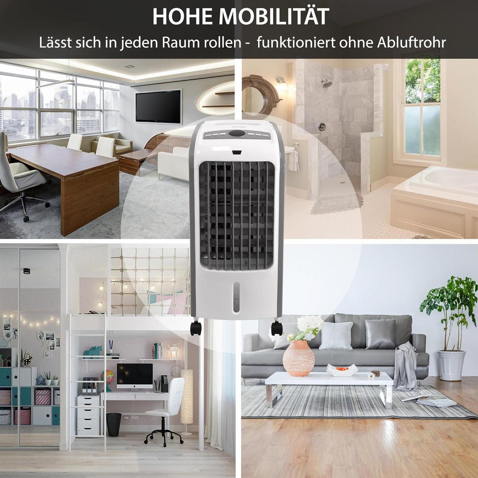 Мобільний кондиціонер Syntrox Stormy Випарний охолоджувач з пультом та таймером 4-в-1, фото №7