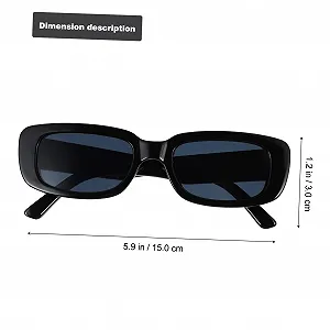 Квадратные Солнцезащитные Очки PACKOVE Квадратные Большие Для Путешествий, 2 шт synthetic.ua - Фото 1