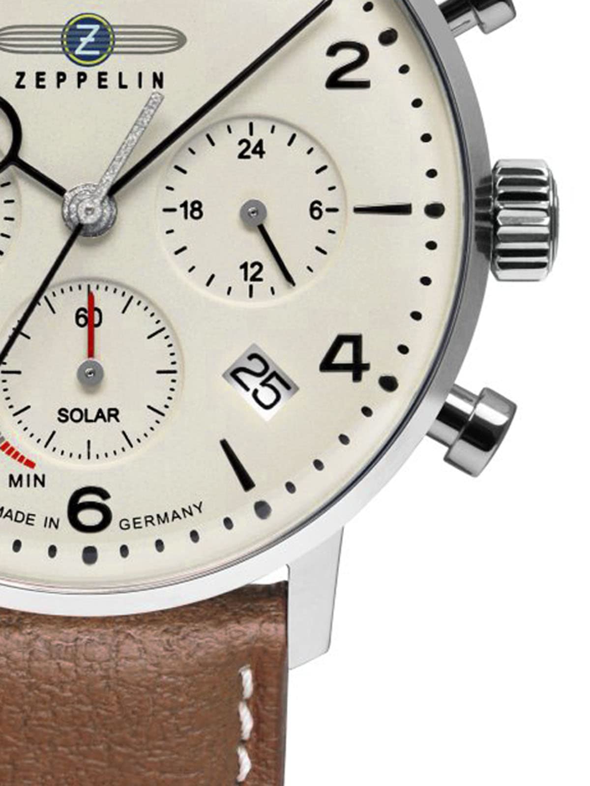 Годинник чоловічий Zeppelin Series LZ 129 Hindenburg Solar Chronograph Date 8086-5_n, фото №2