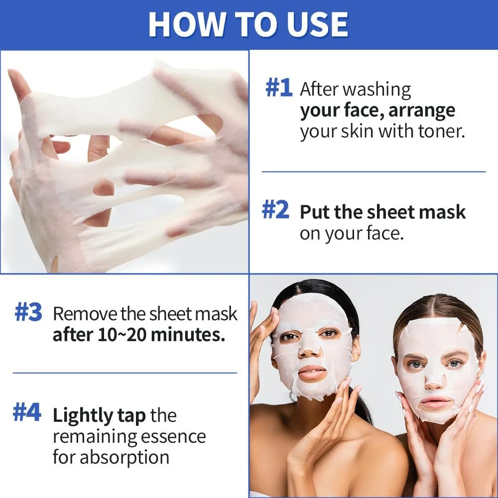 Маска для лица Eunyul Purity Leaf Pack 8 Types 22 мл x 8 шт, фото №8