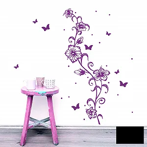 Наклейка на стіну Flower Vine Hibiscus Hawaiian M1804 - Фото 1