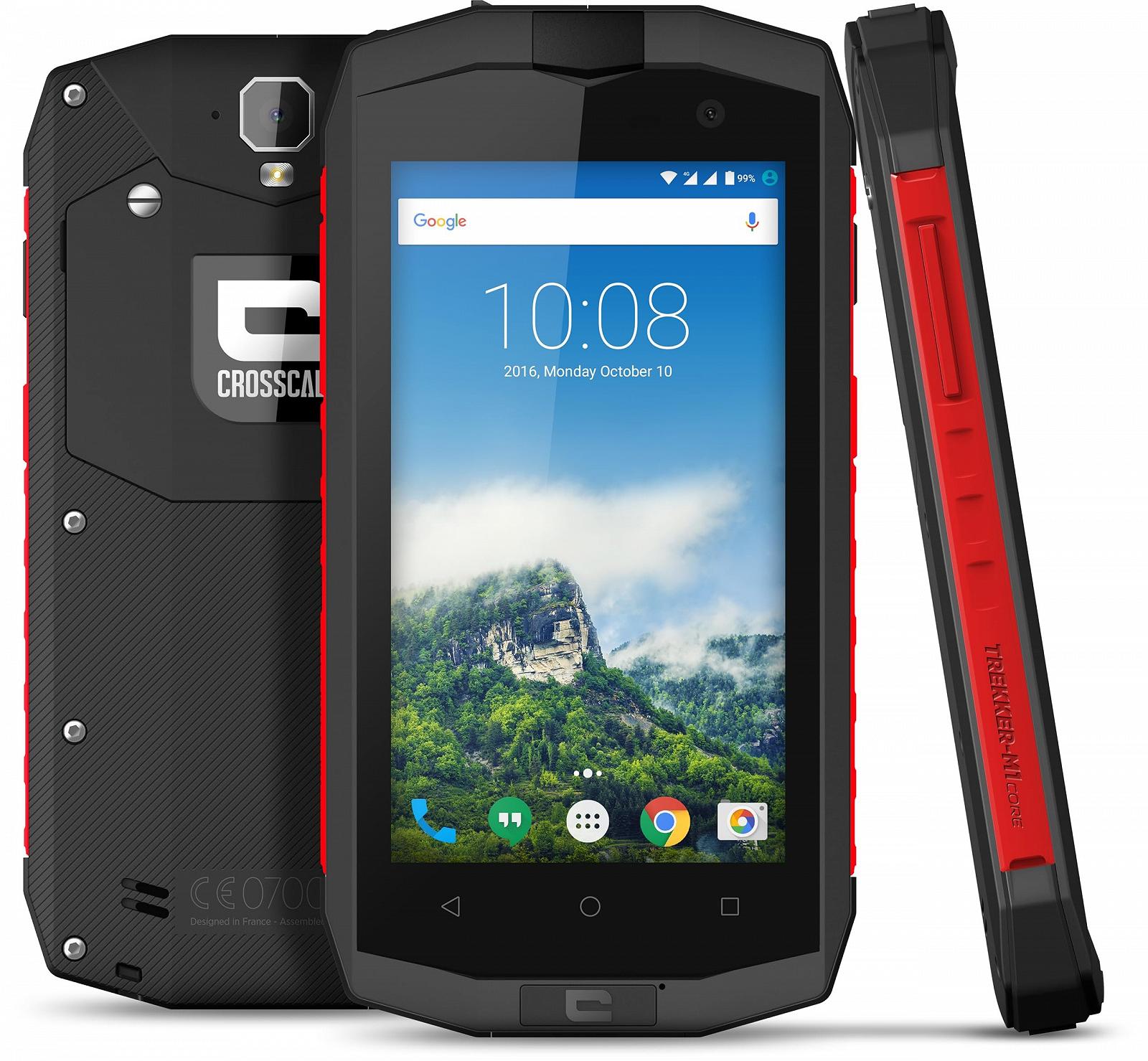 Смартфон CROSSCALL Trekker-M1 Core Refurbished Class A Unlocked 4G 4.5" 16GB Mono Micro SIM Black/Red, фото №6