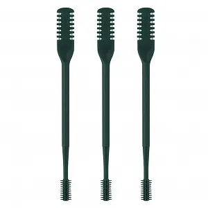 Тример для носа 2-в-1 Washable Double-Sided Nose Hair Knife Ручний Dark Green - Фото 1