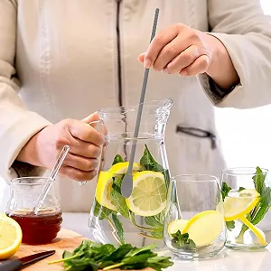 Ложки для кофе Силиконовые 28 см Двойные Универсальные для смешивания synthetic.ua - Фото 1